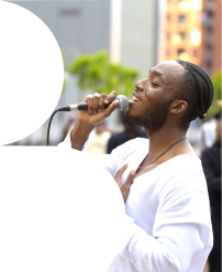 Cultural festival singer